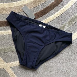 J Crew bikini bottom navy blue XXS